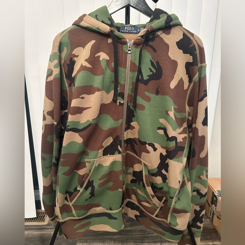 Polo by Ralph Lauren Green Camouflage Hoodie
